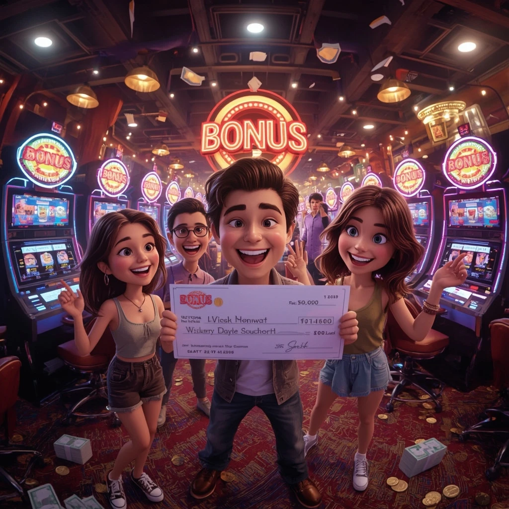 bonus nelle mani dell'uomo al casinò SILVER PLAY CASINO