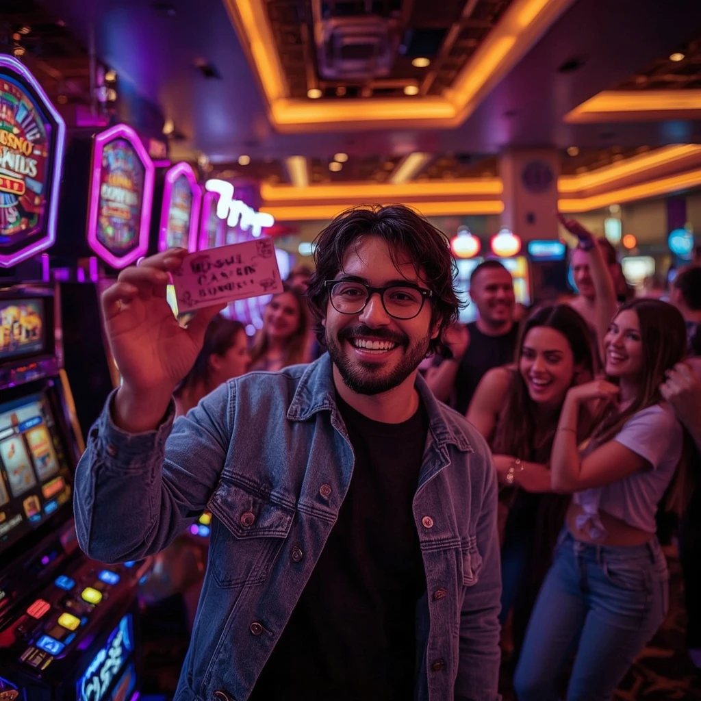una persona con un bonus del casinò Silver Play Casino